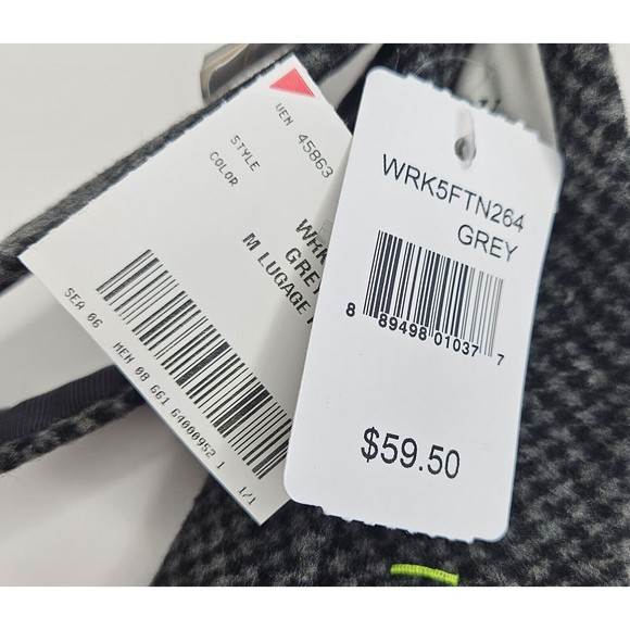 WRK Mens Gray Tie Wool Necktie 60"  Work Rest Karma - Picture 3 of 4